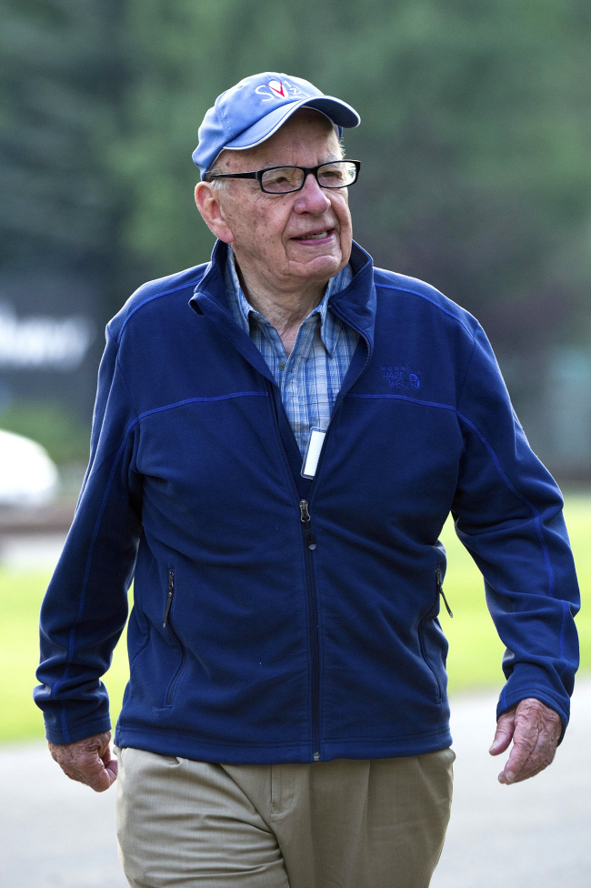 News Corp CEO Rupert Murdoch attends the Allen & Co Media Conference in Sun Valley on July 12. (Bloomberg)