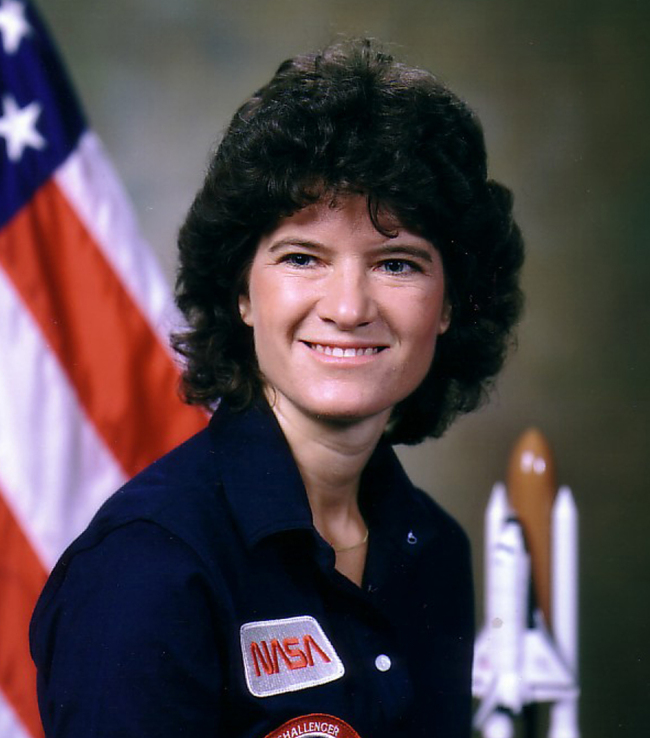 This undated photo released by NASA shows astronaut Sally Ride. (AP-Yonhap News)