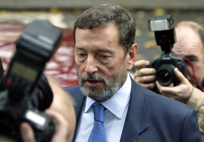 Britain’s former Secretary of State for Work and Pensions David Blunkett (AP-Yonhap News)