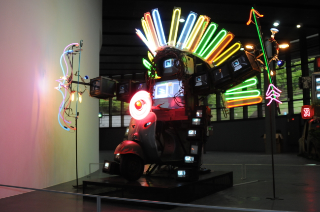 “Happy Hoppi” by Paik Nam June (Nam June Paik Art Center)