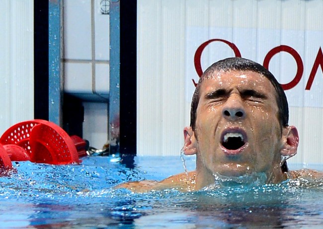 Michael Phelps. (London Olympic Joint Press Corps)