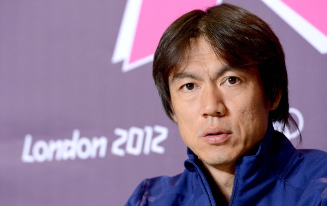 Korea head coach Hong Myung-bo (London Olympic Joint Press Corps)