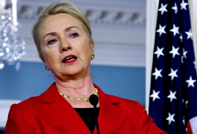 U.S. Secretary of State Hillary Clinton (AP-Yonhap News)