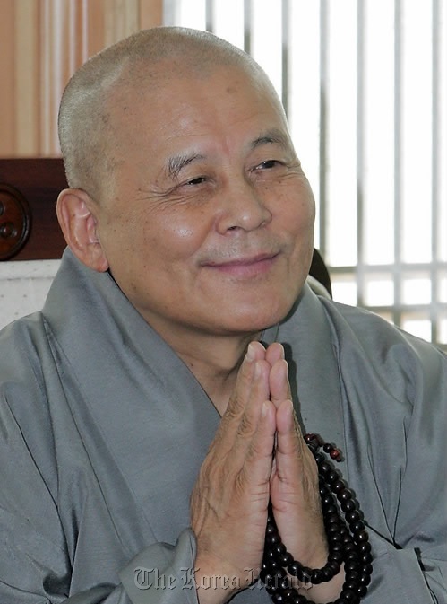 Late Ven. Jigwan, who served as the chief of Jogye Order, Korea’s largest Buddhist sect. (Yonhap News)