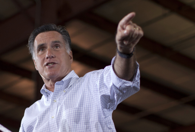 Republican presidential candidate Mitt Romney (AP-Yonhap News)