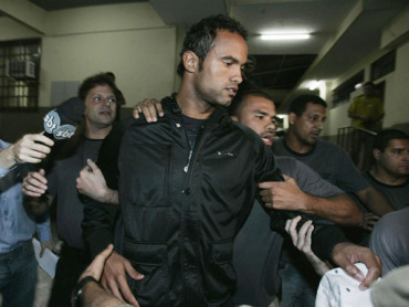 Bruno Fernandez de Sauza, a former Brazillian Goalkeeper, under the police custody (AP)