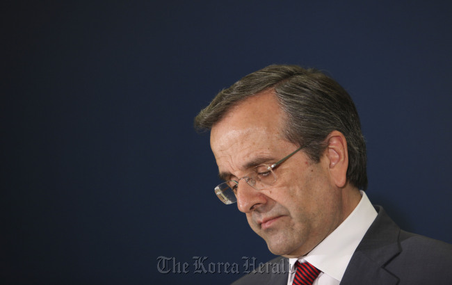 Greece’s Prime Minister Antonis Samaras. ( Bloomberg)