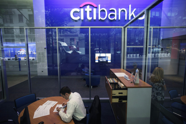 A Citibank branch in New York. (AP-Yonhap News)