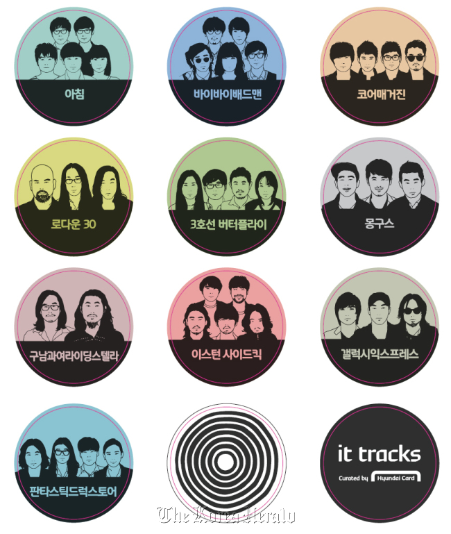 The indie music compilation album “It Tracks,” released by Hyundai Card Music on Thursday. (Hyundai Card Music)