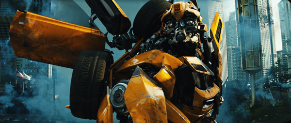 Hollywood Sci-fi blockbuster Transformers` main robot character 