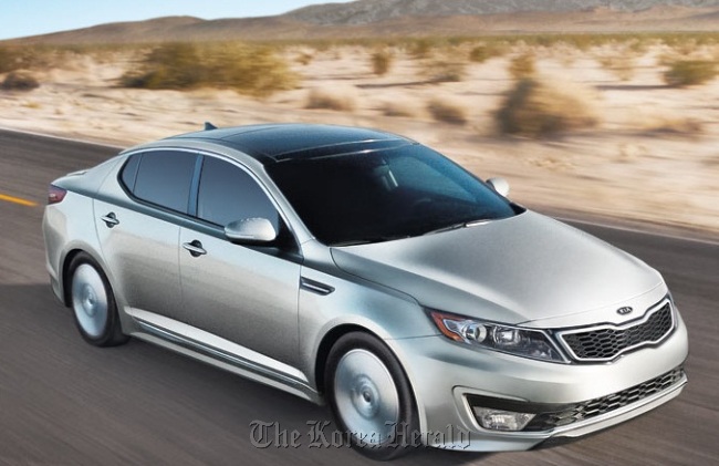 The K5 (Optima) Hybrid of Kia Motors