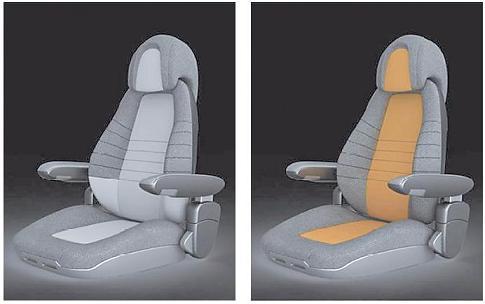 Woochang’s heavy-vehicle seat