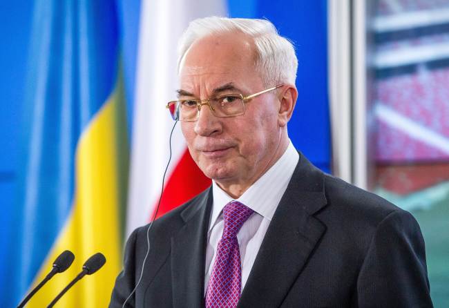 Ukraine’s Prime Minister Mykola Azarov (AFP-Yonhap News)