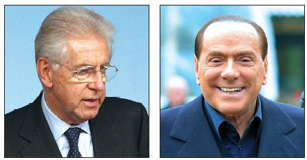 Mario Monti, Silvio Berlusconi