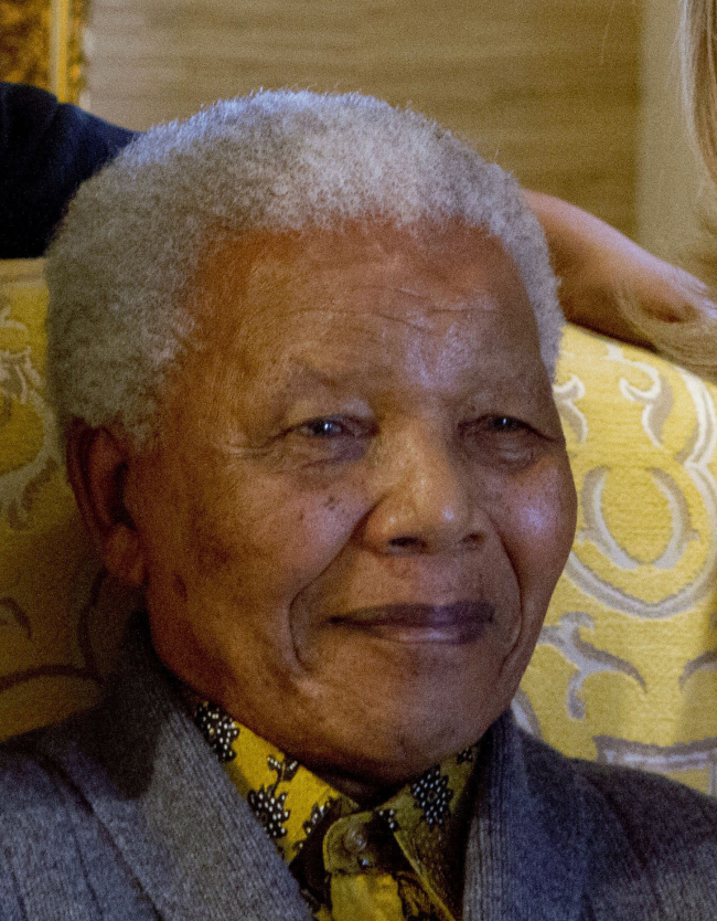 South Africa’s former President Nelson Mandela. ( AP-Yonhap News)