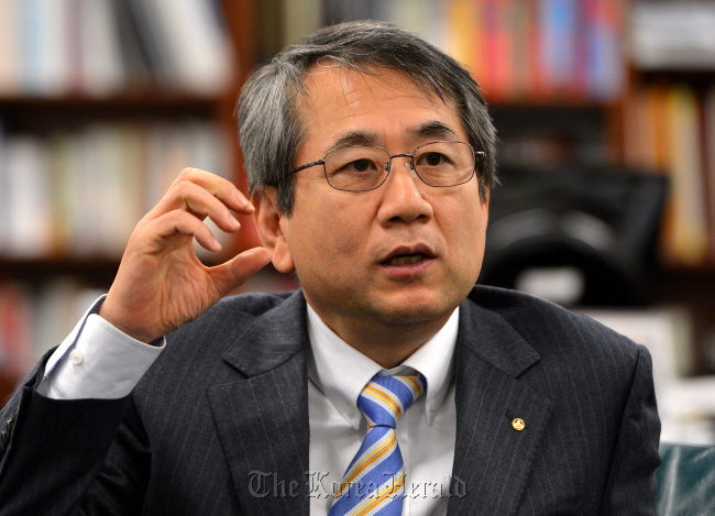 Shin Koo, president of Sejong University. (Lee Sang-sub/The Korea Herald)