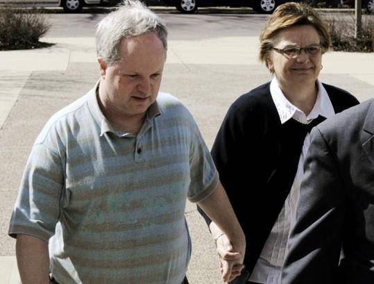 Willian Melchert-Dinkel arrives at the Rice County Courthouse in Faribault, Minnesota on May 4, 2011. (AP)