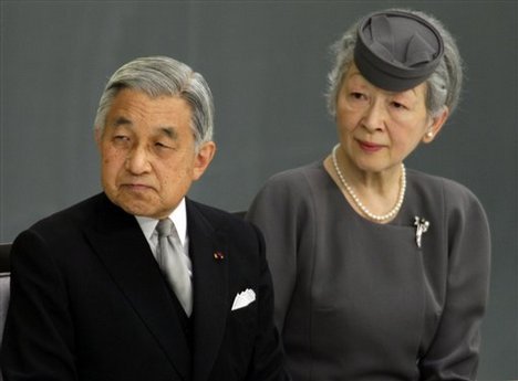 Japanese Emperor Akihito and Empress Michiko. (AP)