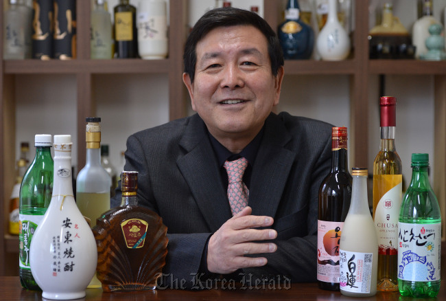 Roh Yeong-hwan, chairman of the Korean Traditional Alcoholic Beverage Development Association (Lee Sang-sub/The Korea Herald)