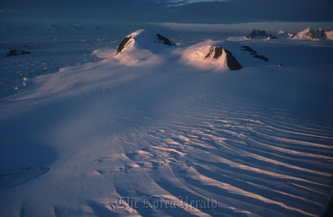 A glacier in Antarctica. The West Antarctic Ice Sheet is melting twice as fast as previously thought, a new study found. (Bloomberg)