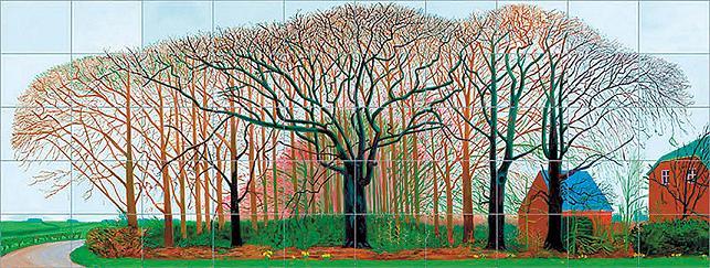 “Bigger Trees” by David Hockney (NMOCA)