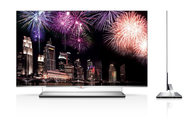 LG’s 55 inch OLED HDTV 55EM9700. (LG Electronics)