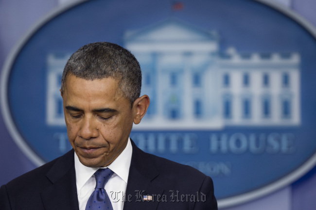 U.S. President Barack Obama speaks in the Brady Press Briefing Room at the White House in Washington, D.C. ( Bloomberg)