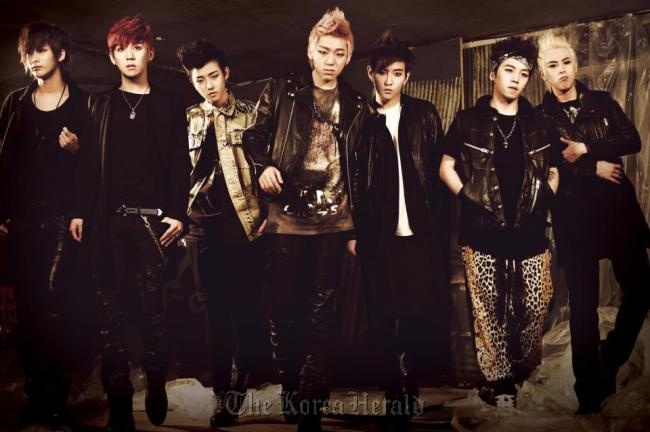 The seven members of Block B, who debuted in 2011. (Block B)