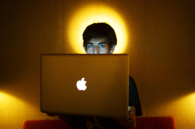 Internet activist Aaron Swartz in 2009. (AP-Yonhap News)