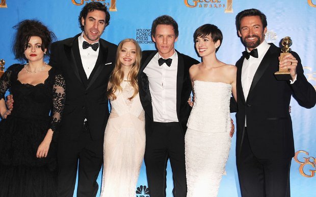 The cast of ‘Les Miserables’ (AFP)