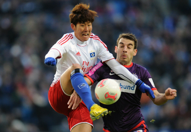 Forward Son Heung-min has scored six goals so far this season for Hamburger SV in the top German league. (Penta-Yonhap News)