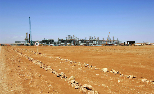 Algerian natural gas plant. (Yonhap News)