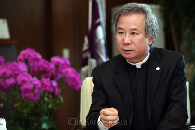 Johan Pahk Yeong-sik, the president of the Catholic University of Korea. (CUK)