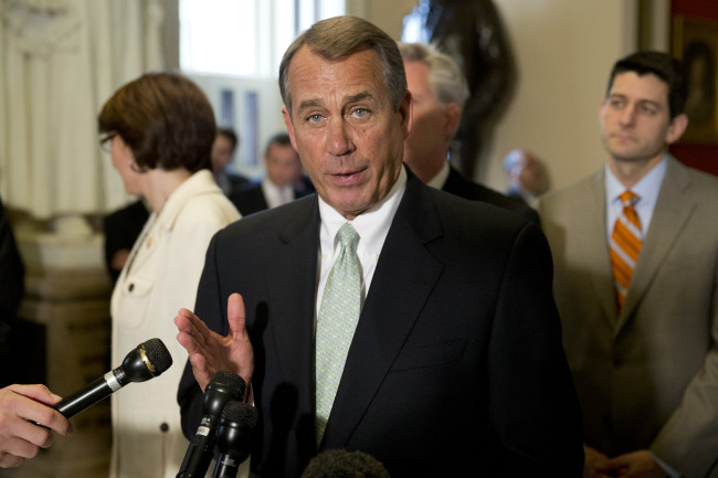 House Speaker John Boehner, a Republican from Ohio. (Bloomberg)