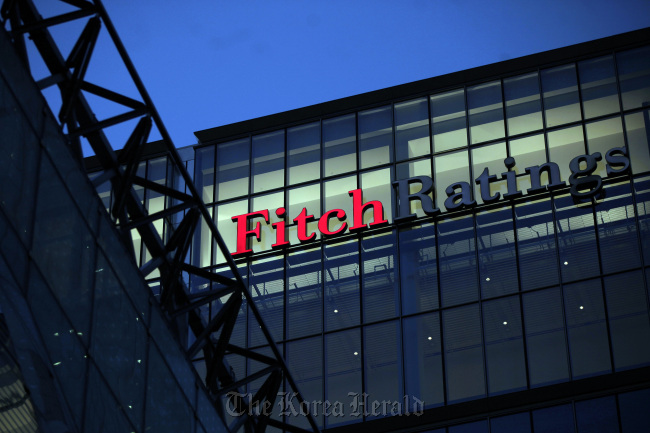 Financial agency Fitch Ratings Ltd. in London. (Bloomberg)