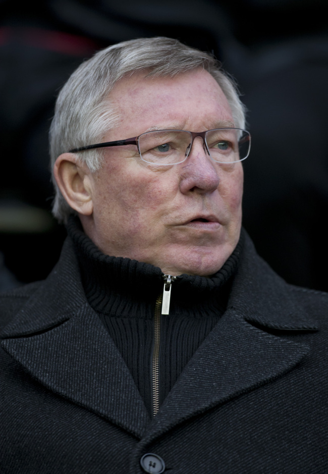 Manchester United’s manager Sir Alex Ferguson. (AP-Yonhap News)