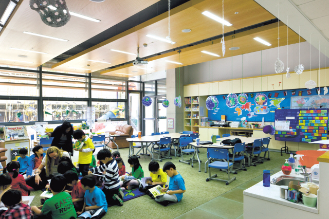 A class at Chadwick International school in Songdo in the Incheon Free Economic Zone. (Chadwick International)