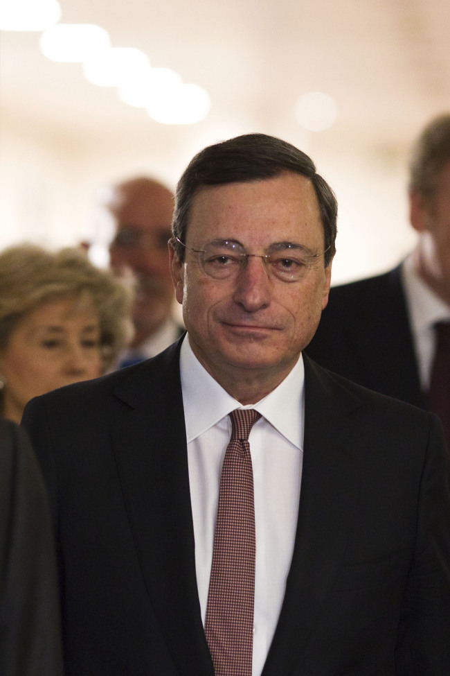 ECB President Mario Draghi. (Bloomberg)