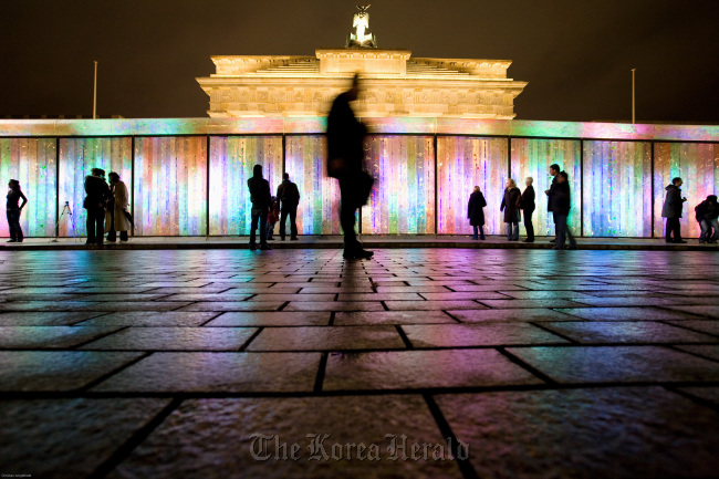 “Vanished Berlin Wall” by Lee Eun-sook. (Christian Jungeblodt)