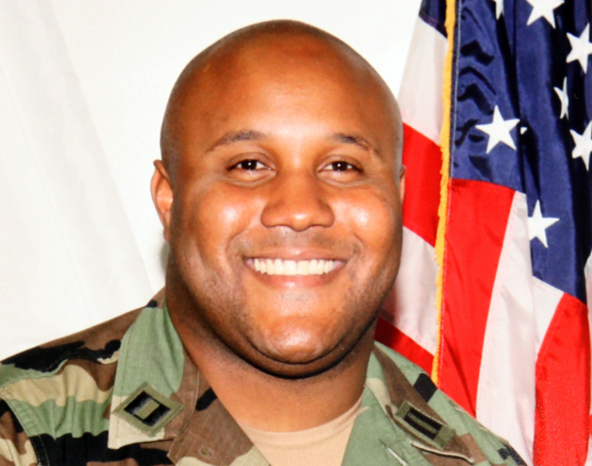 This undated file photo provided by the Los Angeles Police Department shows fugitive former Los Angeles police officer Christopher Dorner. (AP-Yonhap News)