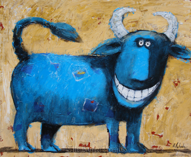 “Smiling Cow.” (Gallery Sun Contemporary)