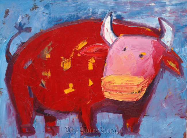 “Red Cow.” (Gallery Sun Contemporary)