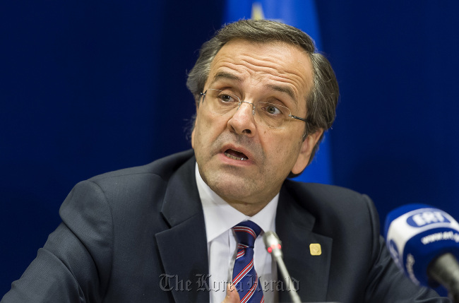 Greece’s Prime Minister Antonis Samaras. (Bloomberg)