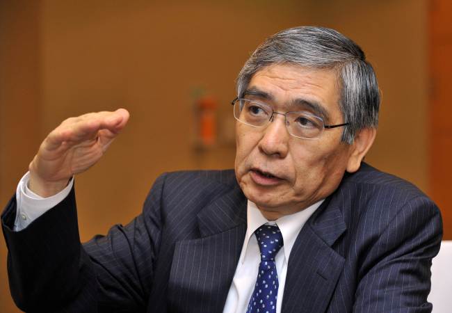 Haruhiko Kuroda. (AFP-Yonhap News)