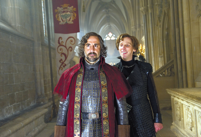 Stanley Tucci (left) and Ewen Bremner star in “Jack The Giant Slayer.” Warner Bros. (Pictures/MCTeye)