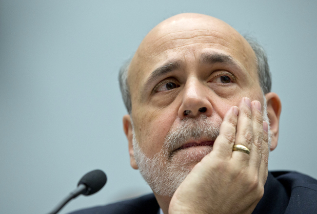 U.S. Federal Reserve Chairman Ben Bernanke. (AP-Yonhap News)