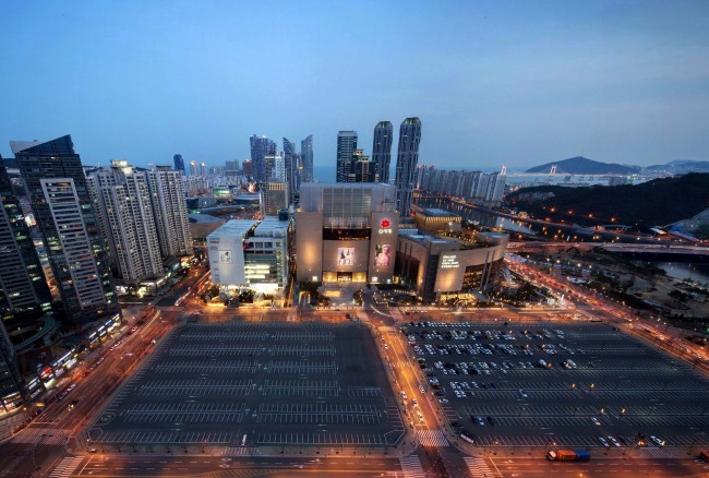 The two remaining sites at Shinsegae Centum City in Busan