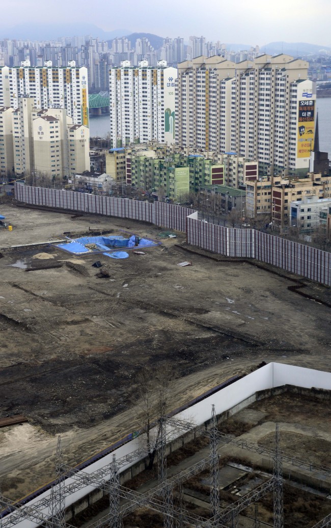 용산국제업무지구예정부지. (코리아헤럴드 박해묵 사진기자)