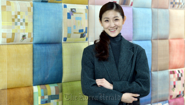 Ballet dancer Kim Joo-won poses for a photo after an interview with The Korea Herald in Seoul on Wednesday. (Kim Myung-sub/The Korea Herald)