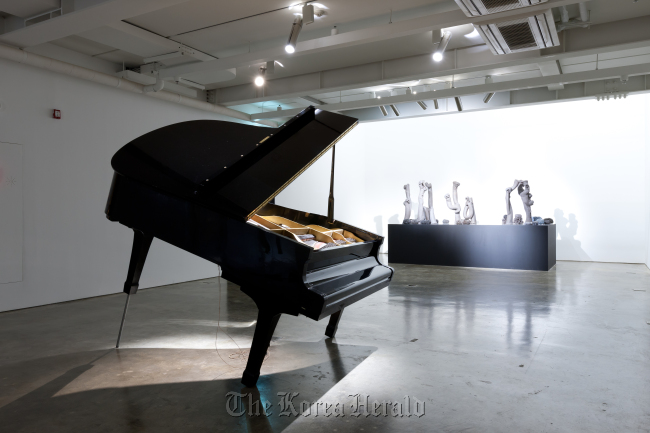 A view of “The French Haunted House,” a group exhibition of young French artists at SonEun ArtSpace. ( SongEun ArtSpace)